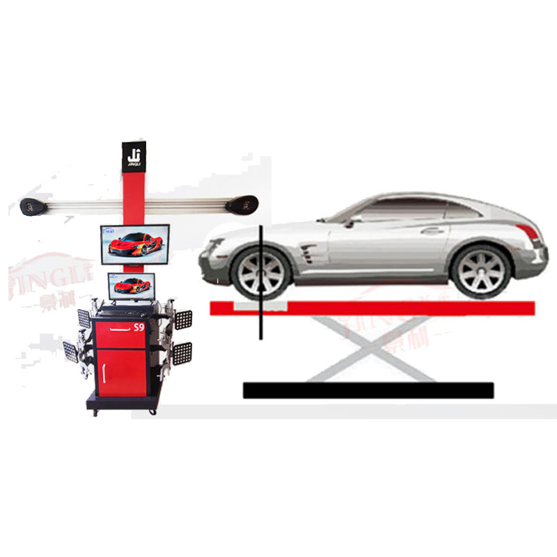 tire changer combo car garage equipment 3D car wheel alignment one station auto service machine and tools