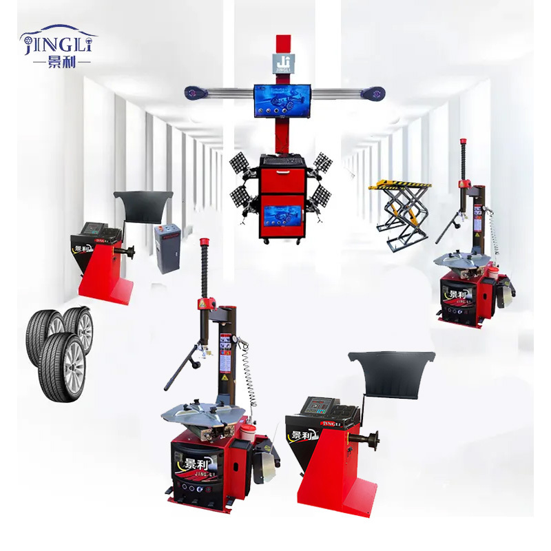 tire changer and wheel balancer combo machine equipment for touchless car mini tire changer