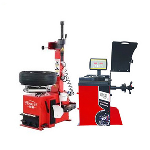 Custom full automatic leverless tire changer tyre changing machine tyre changer machine and wheel balancing machine combo