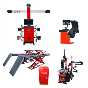 vehicle equipment A full set of 3d wheel alignment Tire changer machine wheel balancer and car lift  combo