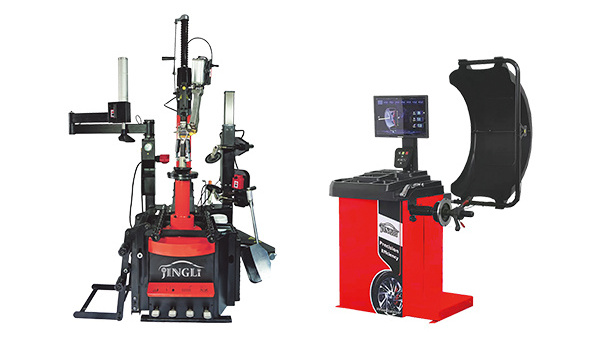 CE approved Fully Automatic tire changer and wheel balancing machine combo for Garage Tyre Shop