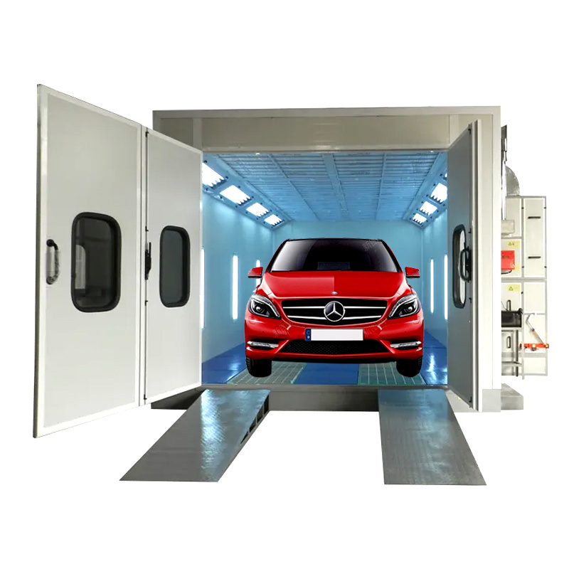 CE approved automotive car paint booth spray booth baking oven for sale painting booth for car