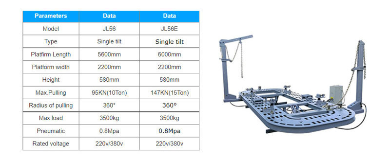 hot sale 3500Kg auto Frame Machine car Vehicle Repair  auto body repair equipment chassis straightening bench