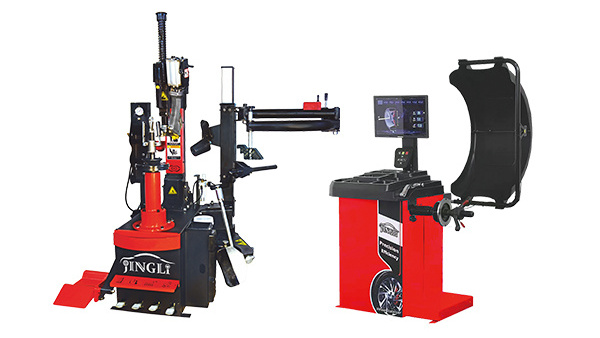 CE approved Fully Automatic tire changer and wheel balancing machine combo for Garage Tyre Shop