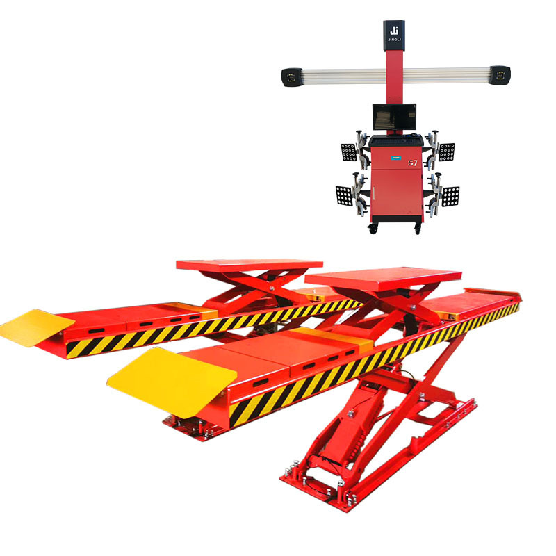 In Ground scissor lift+ Four wheel aligner alignment stand with Factory price