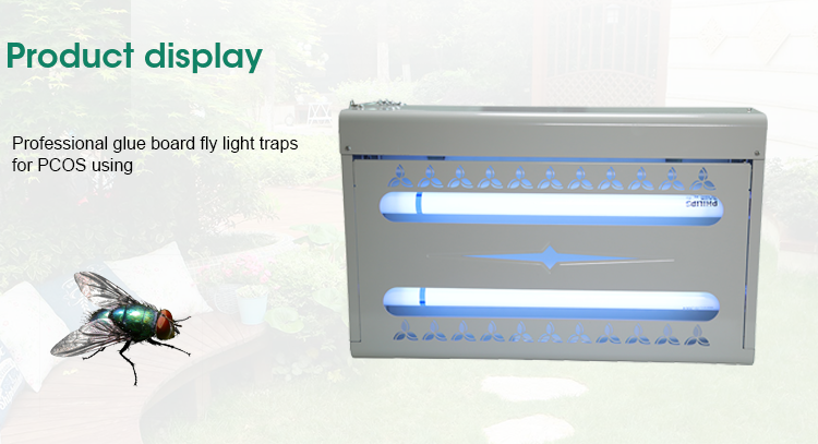 glue board fly trap Fly Light Trap Use UV/LED Light Tubes ...
