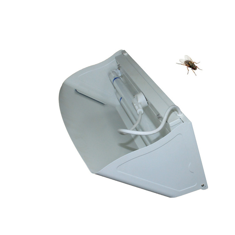 White Insect Light Trap Fly Catcher Lamp with Glue Board Fly Light Trap UV Lights