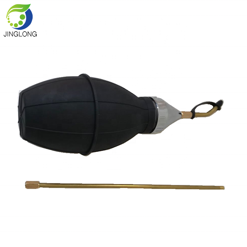 Bulb Shape Insecticide&Pesticide Rubber Spray Duster with Long Brass Tube