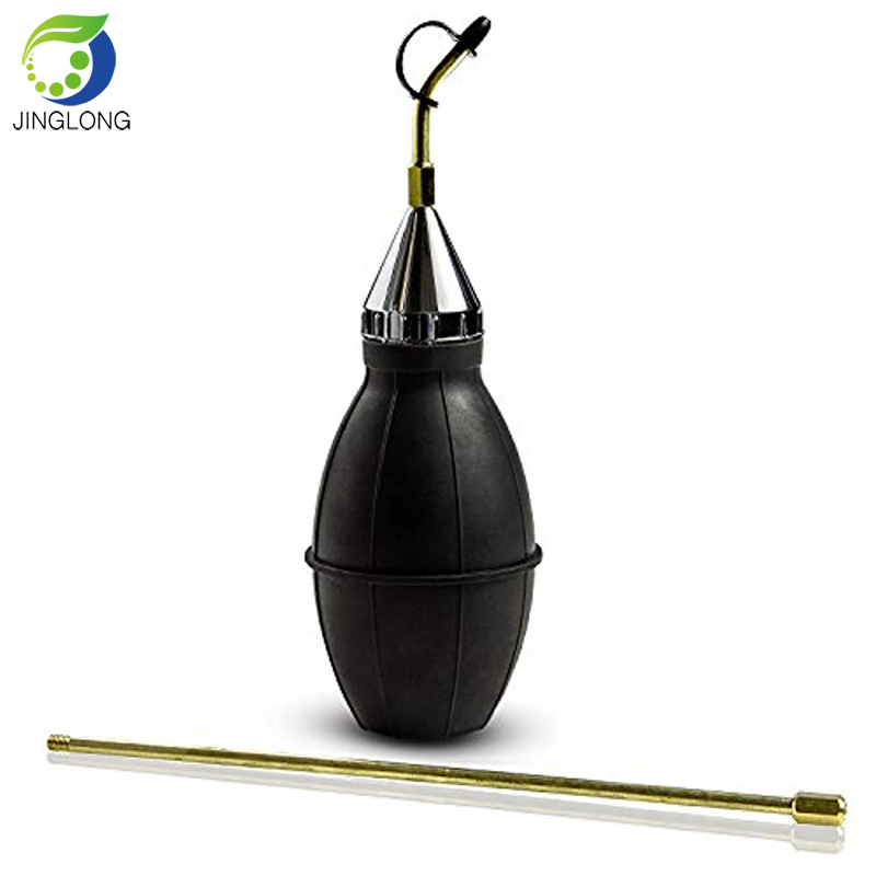 Bulb Shape Insecticide&Pesticide Rubber Spray Duster with Long Brass Tube