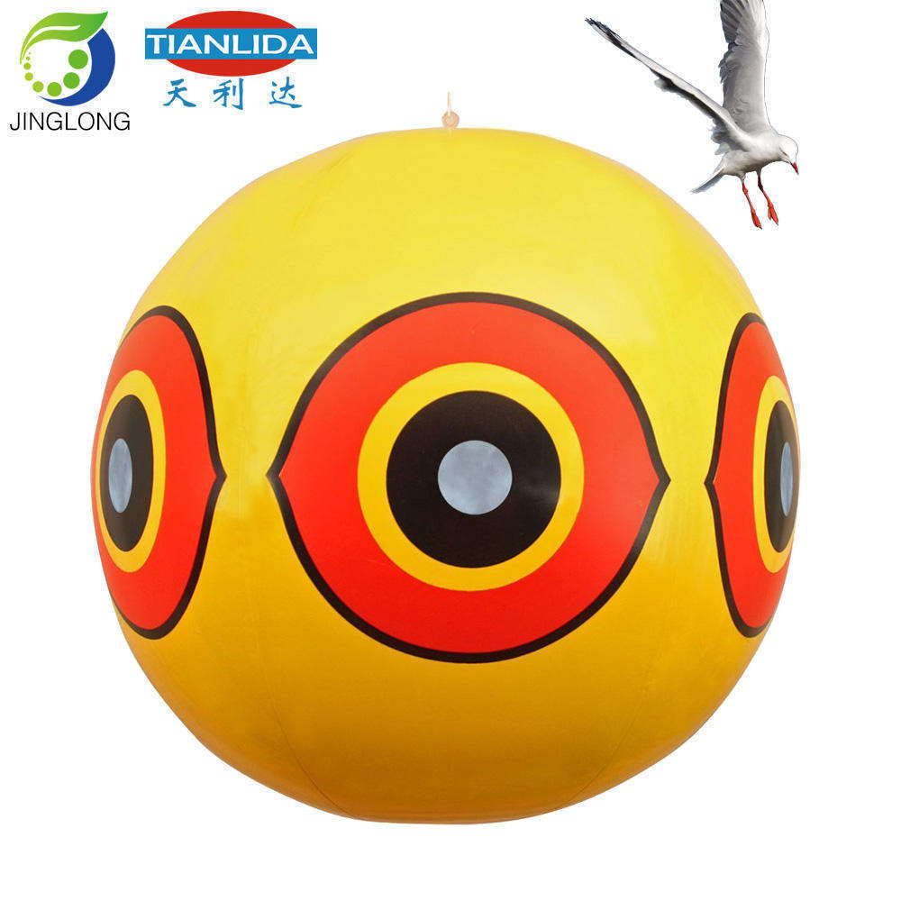 Repel Pigeon Sparrow Crow Inflatable Balloon Bird Repellent Scary Eye Balloons To Protect Crops Swimming Pools Gardens