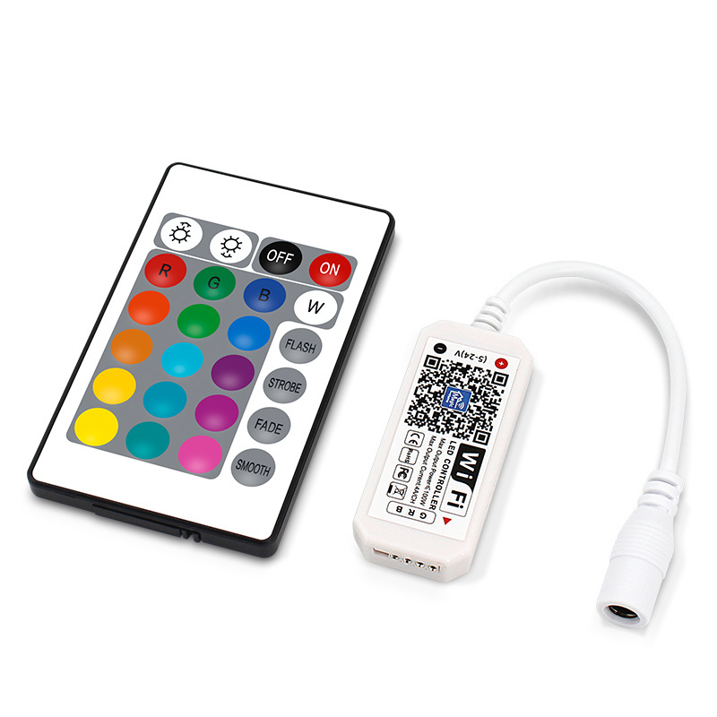 Good Quality DC5V 12v rgb led controller rgb led Wi-Fi RGB LED controller RGB LED controller for led strip