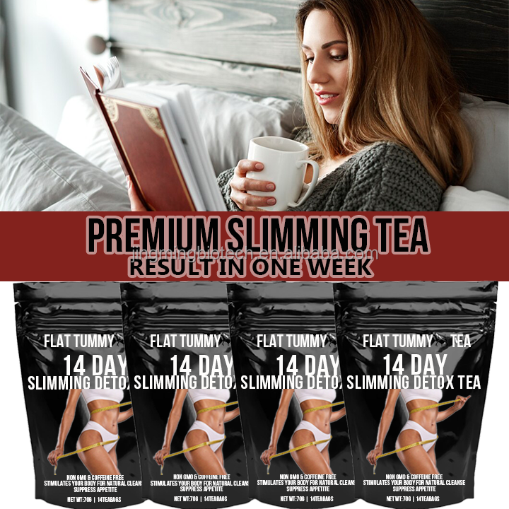 OEM No Sides Effects Fat Removal Fat Burner Detox Weight Loss Quick Go Slim Beauty Tea With Private Label