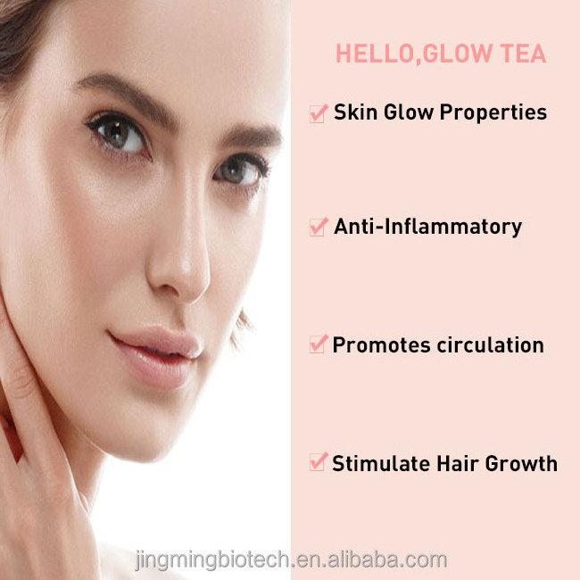 High Quality Private Label detox tea skin glow herbal whitinning tea