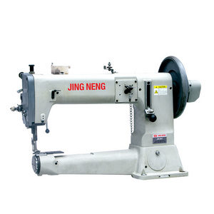 JN-441 Heavy Duty Compound Feed Lockstitch Industrial Sewing Machine Long Arm Cylinder Bed Sewing Machine