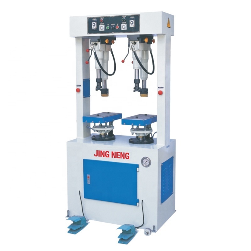 JN-615 Oil Pressure Flat Sole Attaching Machine Footwear Manufacturing Plain Sole Pressing Machine