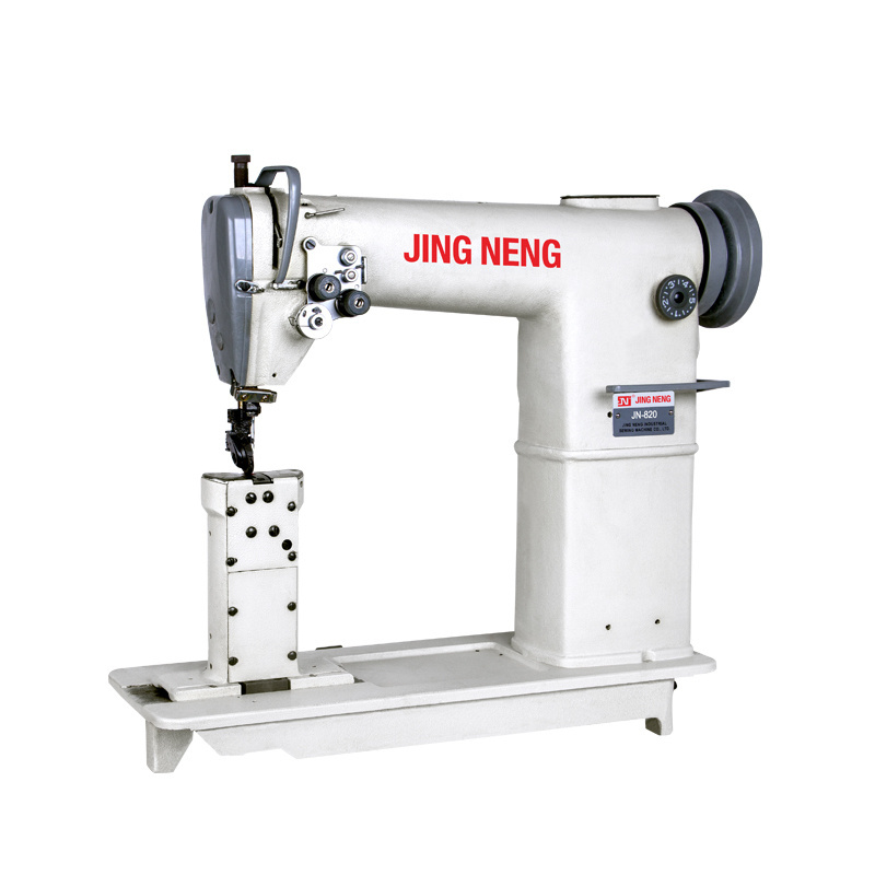 JN-810/ 820 Single Double Needle Post Bed Wig Sewing Machine Automatic Roller Feed Industrial Sewing Machine For Shoes And Bags