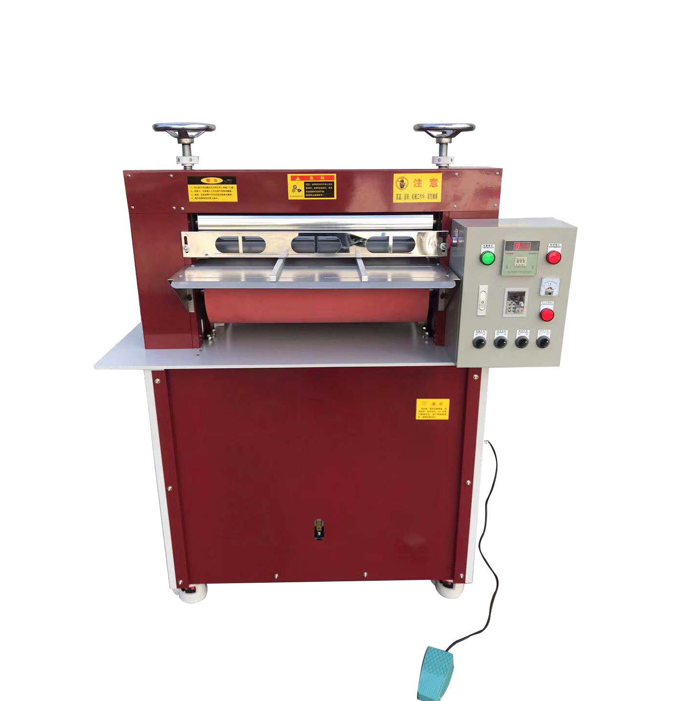 Hydraulic Leather Roller Ironing Machine Leather Belt Roller Embossing Plating Machine