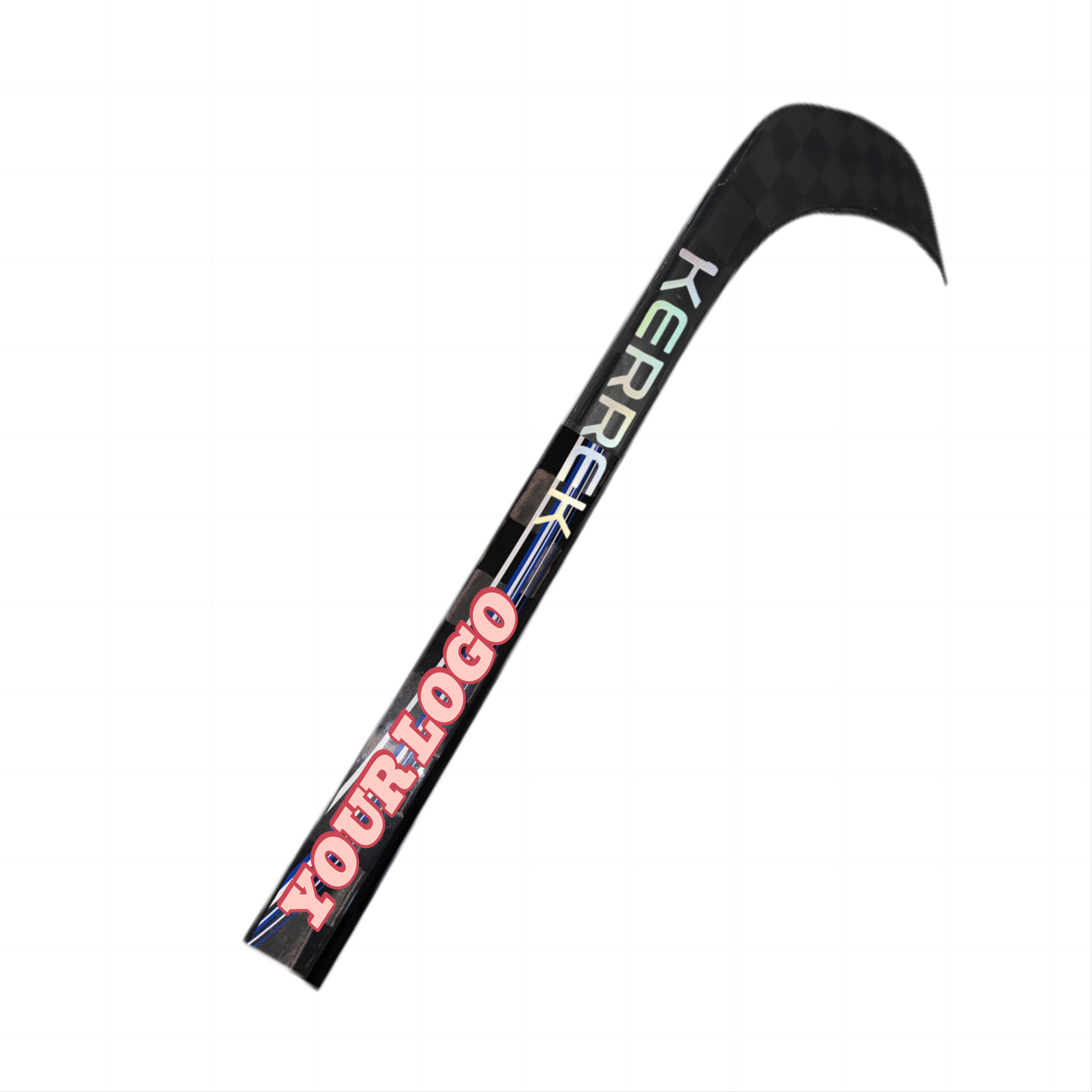 2024 Customized Ice Hockey Stick Rubber Ball Lacrosse Brush Double Sides Sharewood Ball Field Hockey Stick New  Hockey Stick