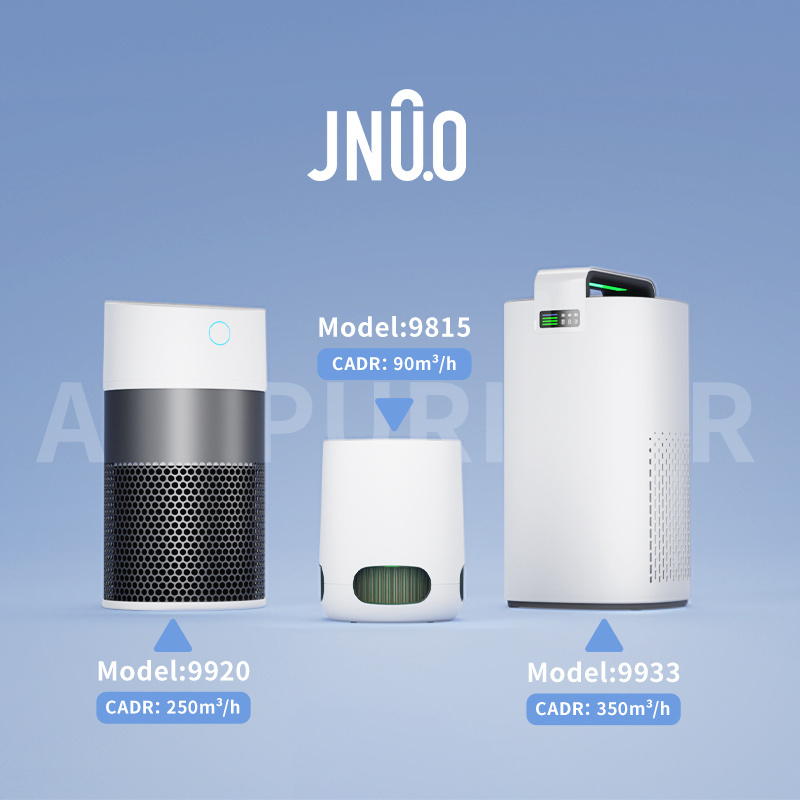 JNUO Room Remove Dust Smoke Air Cleaner HEPA Filter Home Household Air Purifier Purifiers