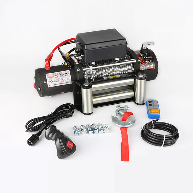 Manufacturer direct selling electric winch 12000lbs  12V / 24v off road vehicle atv 4x4 winches Jeep winch strong steel cable