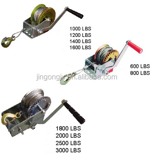 steel cable winch industrial hand winch good sale