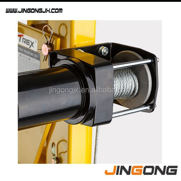 360 Degree 12V Small Mobile Crane Truck Mounted Crane With Safety Crane Hooks