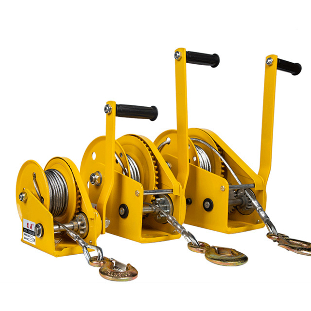 500kg 1000kg 1500kg self locking automatic brake mini hand winch