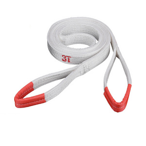 Competitive price 5 ton red color crane lifting rigging webbing sling belt