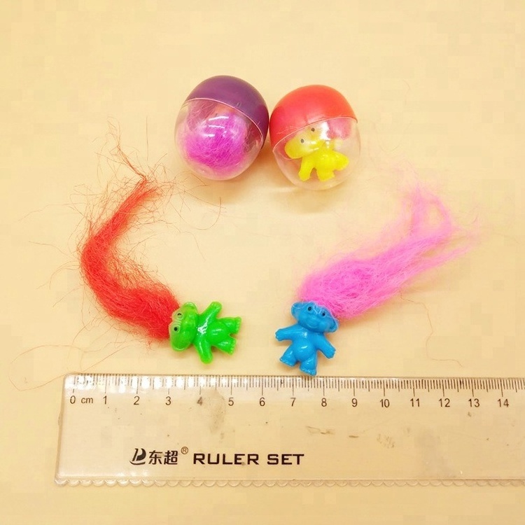 Wholesale Yiwu Manufacture Supplier PVC Troll Dolls Children's Toys Long Hair Elf Plastic Indian Troll Doll Toy For Kid