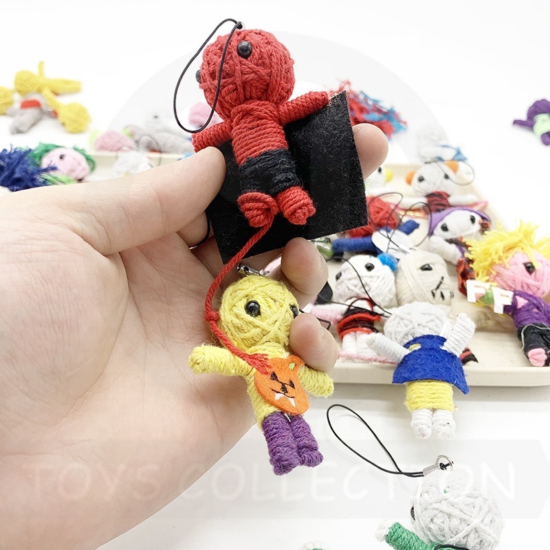 Wholesale Custom Design Voodoo String Doll For 2 Inch 5 cm Vending Capsule