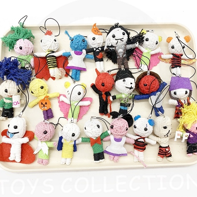 Wholesale Custom Design Voodoo String Doll For 2 Inch 5 cm Vending Capsule