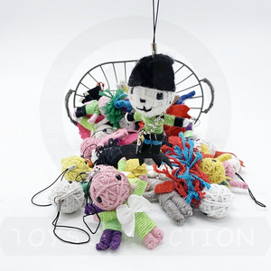 Whole 2.5 inch Plastic Capsule Toys Cheap Cute String Voodoo Doll Keychain Custom Voodoo-doll Cheap Plush Toys For Kids