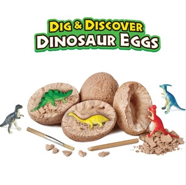 Wholesale Dinosaur Excavation kit 3D Dinosaur Digging Fossil Kit Dig For Bones Dig kit Toys Educational Dinosaur DIY Toy for kid