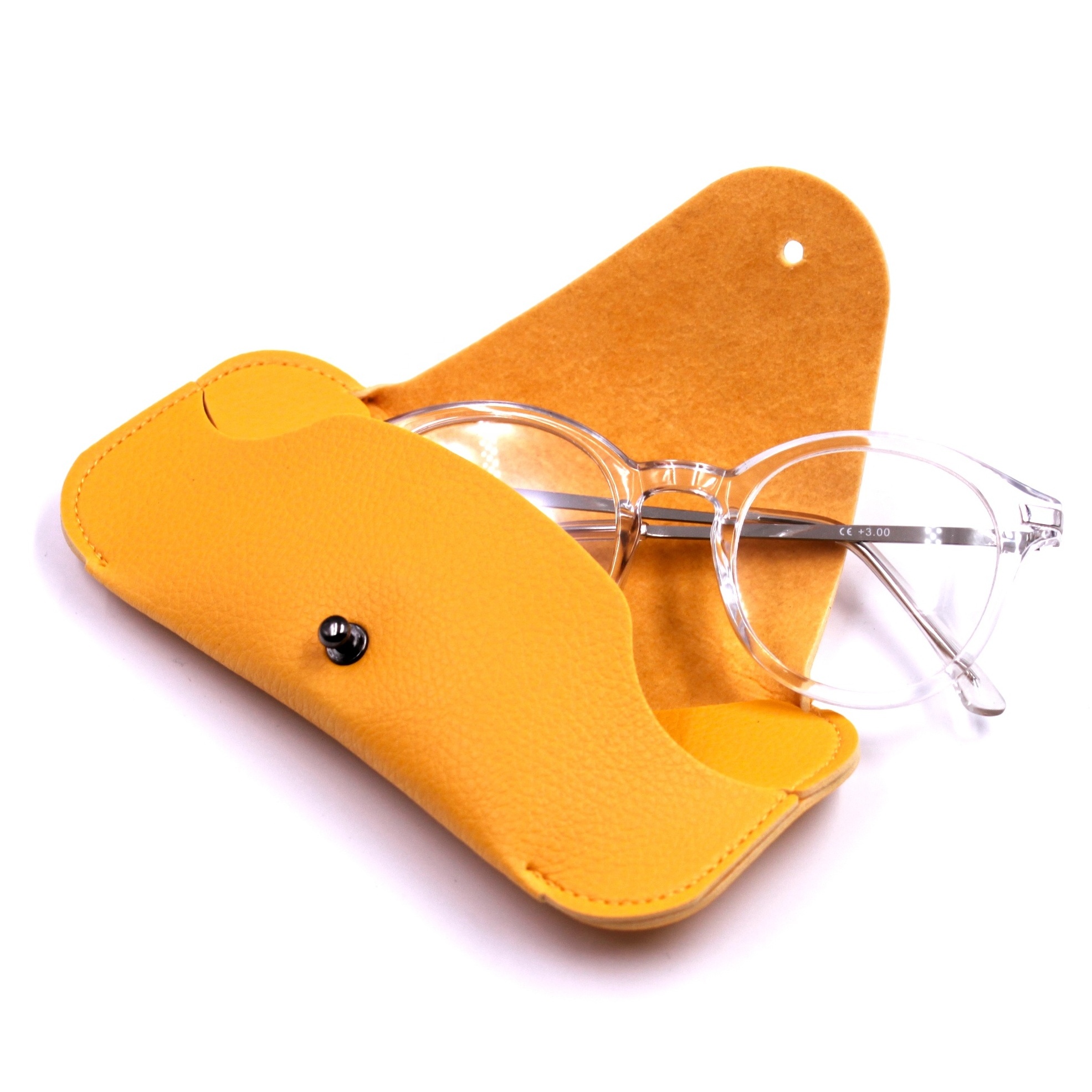 Soft Leather Sunglass Case Glasses Cases Small Box for Optical Glasses Packaging Wholesale Price Sunglasses Cheap Case