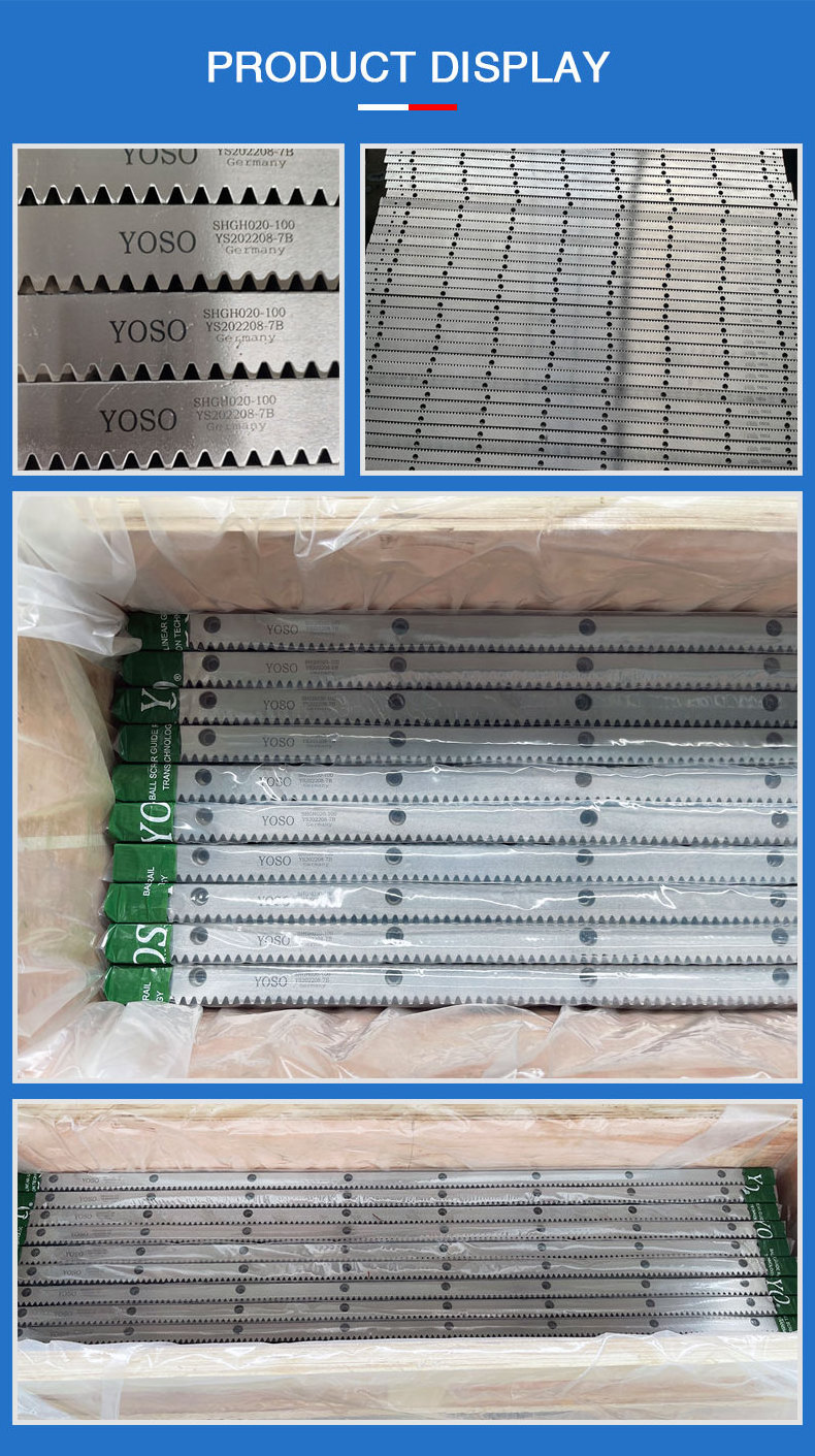 OEM High Quality Gear Rack Pinion for linear motion CNC machine Helical Tooth Rack and Pinion Gear