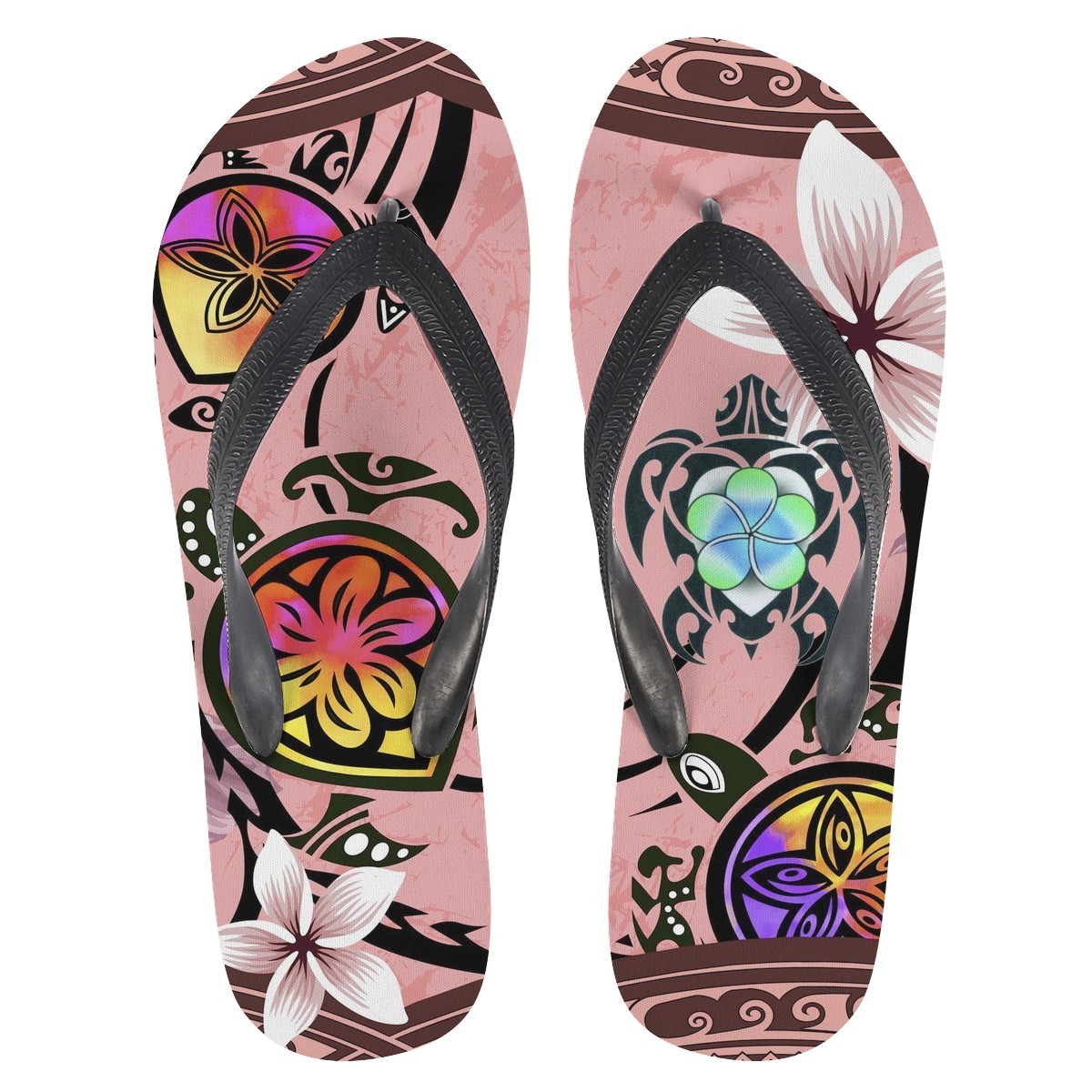 New Trendy Polynesian sea turtles Women Flip Flop High Quality Shoes Woman Shoe Flats Flipper sandals flip flop