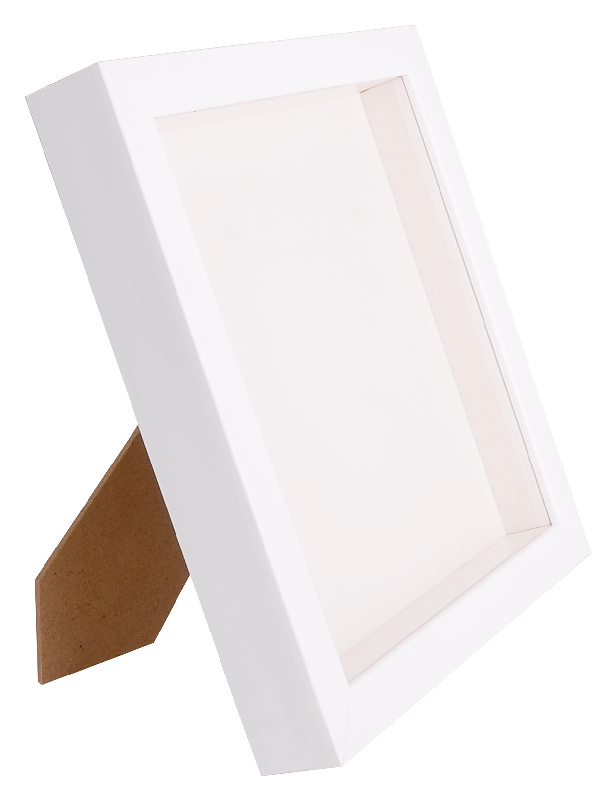 Bulk Free  Plastic Standing Cheap Custom Wholesale 3D Picture Frame Wooden Shadow Box 10*10