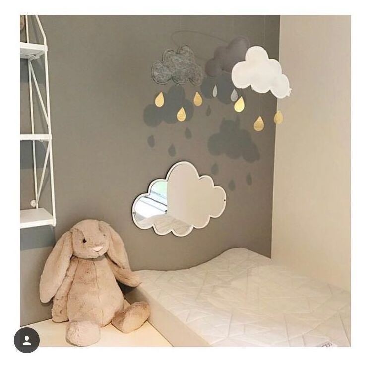 New Home Decor Cartoon Wood Acrylic Decorative Mirror Wall Art For Children Room