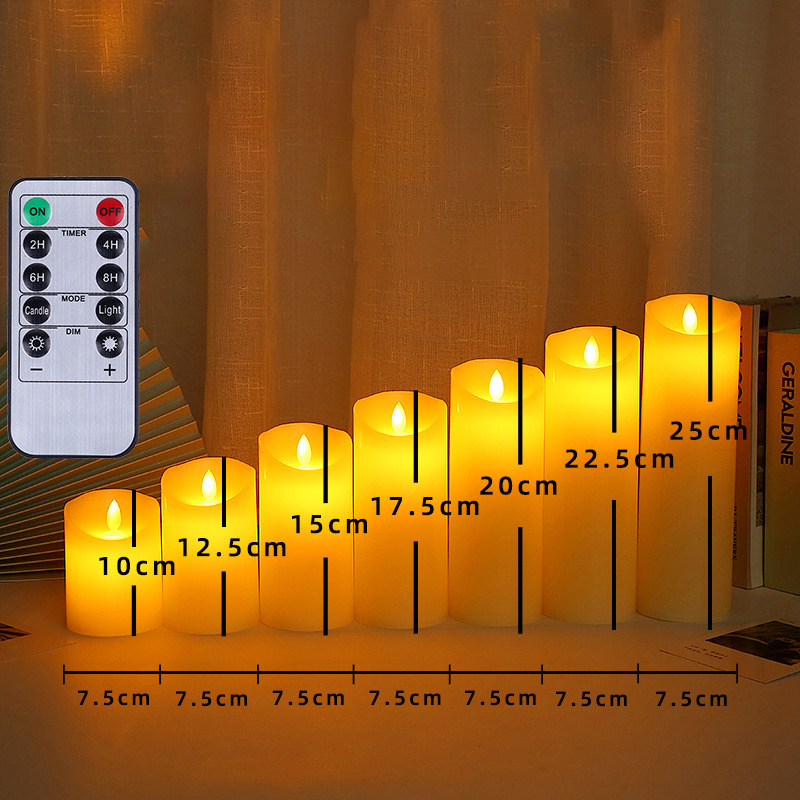 Christmas Night Remote Control Led Candle Decorative Candles Led Flameless&Flickering Led Candles Wholesale