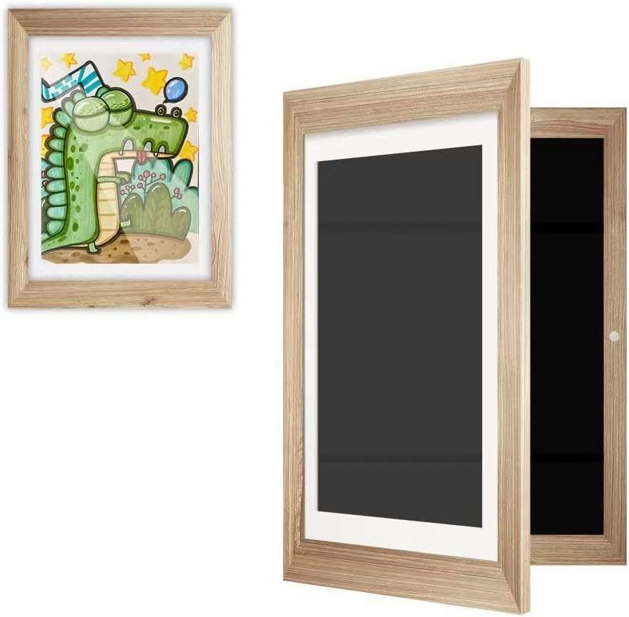 Kids Art Frames Front Opening Kids Artwork Picture Frame Changeable Displays Crafts Children Drawing Hanging