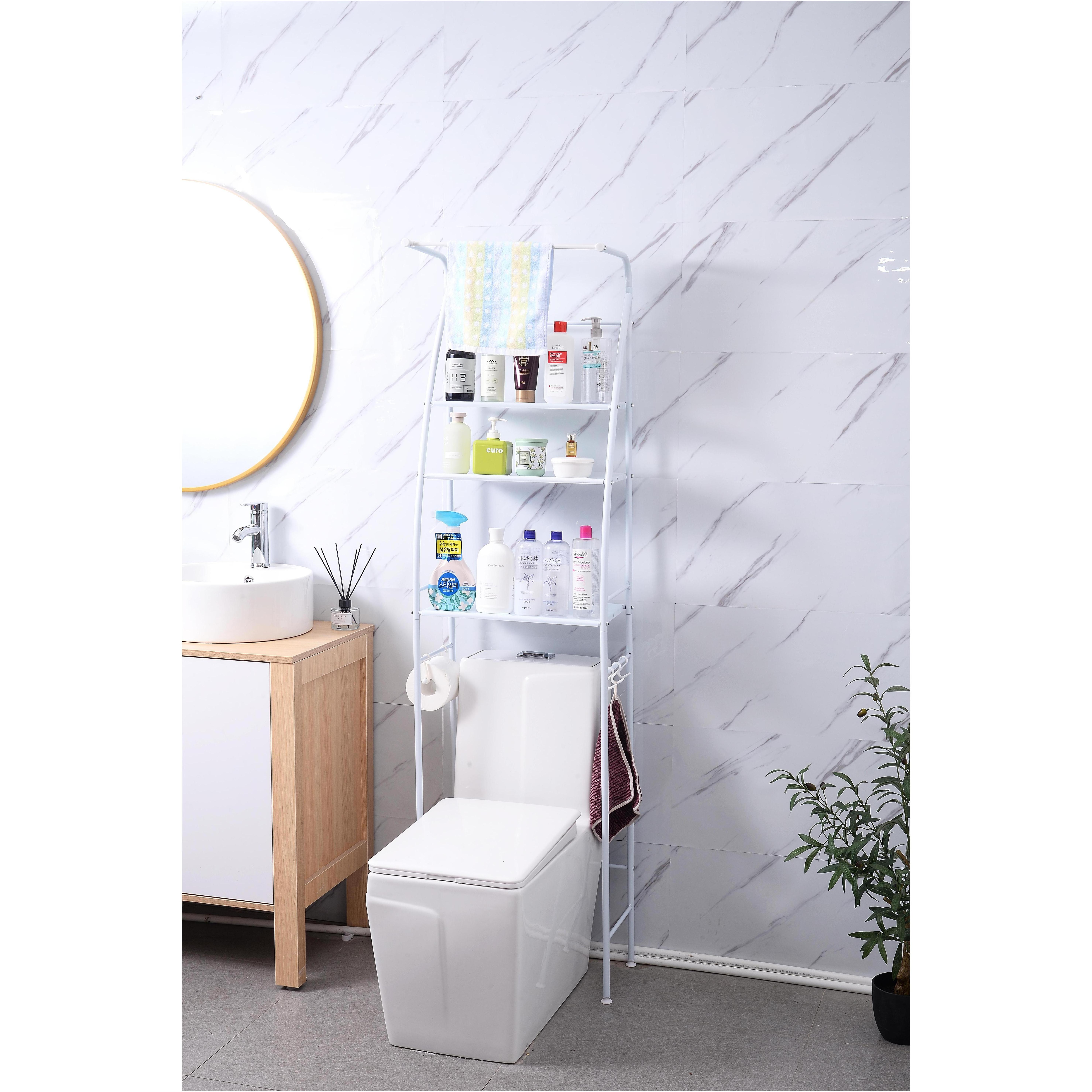 Bathroom Shelf Standing 9-Tier Popular Stainless Steel Shoe Wall Washing Machine Low Price Plastic Over The Toilet Storage Shelf