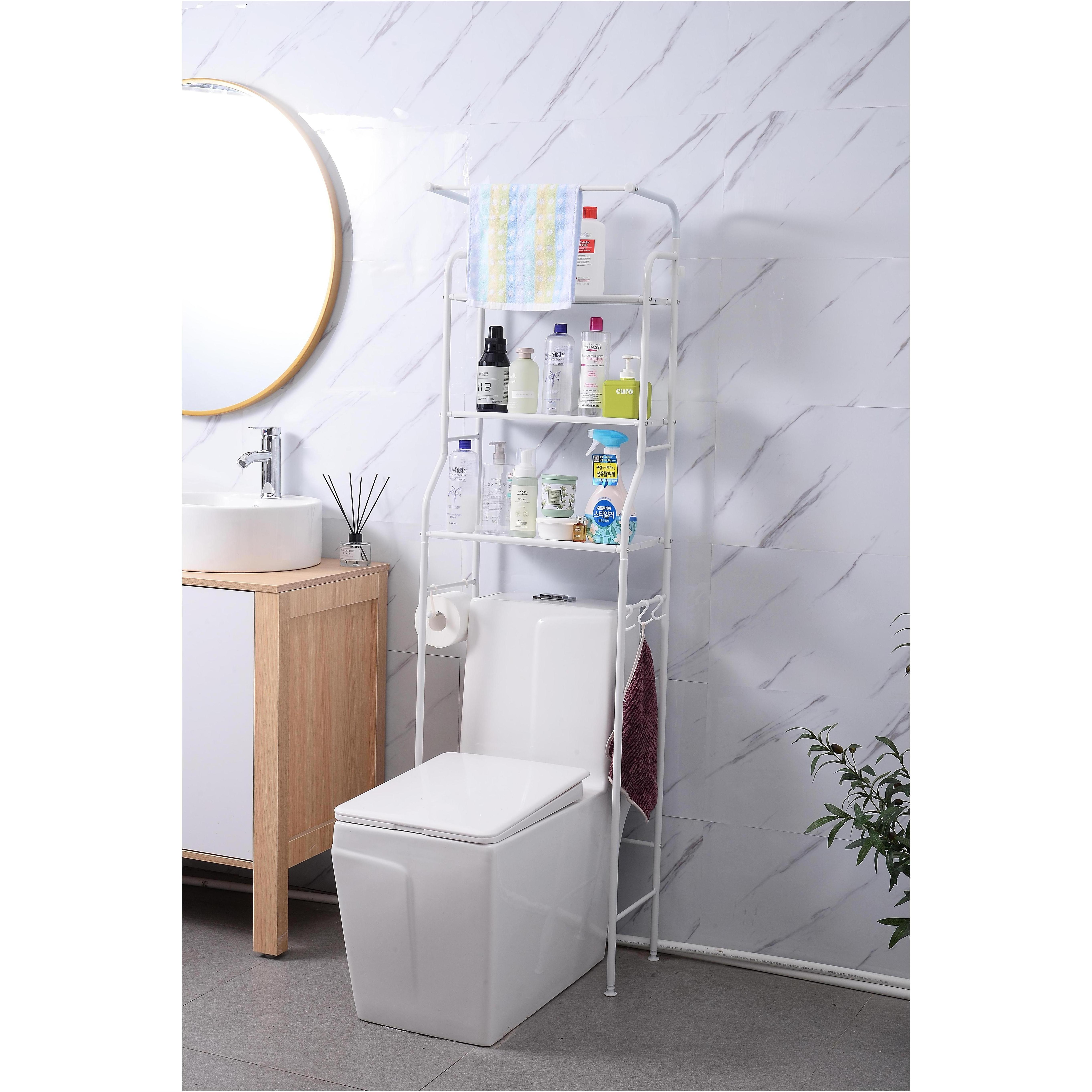 Bathroom Shelf Clothes Top Selling Shelf Units Standing Wall Latest Promotional Bathroom Organizer Over The Toilet Storage Shelf