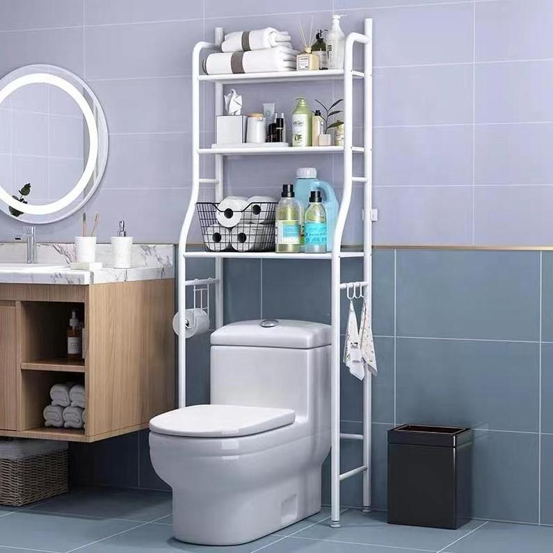 Bathroom Shelf Clothes Top Selling Shelf Units Standing Wall Latest Promotional Bathroom Organizer Over The Toilet Storage Shelf