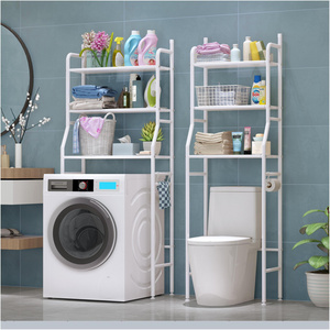 Toilet Washing Machine Rack rak gantung Popular 2023 Wall Shoe Metal New Arrivals Hight Quality Wooden 4 Tier Shelf Storage Rack