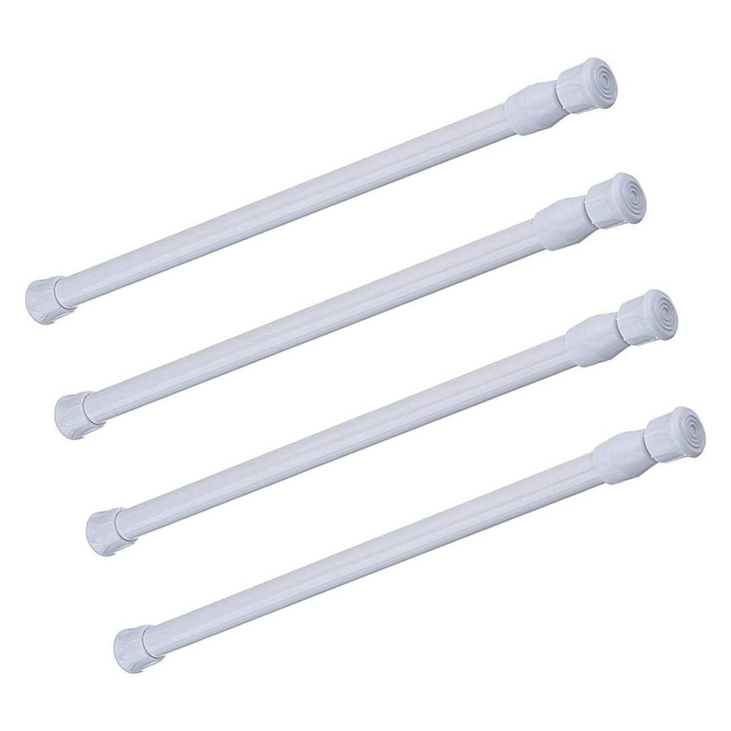 Hot Sale Spring Tension Curtain Rod Adjustable 40-60cm Cupboard Bars Tension Small Shower Rod