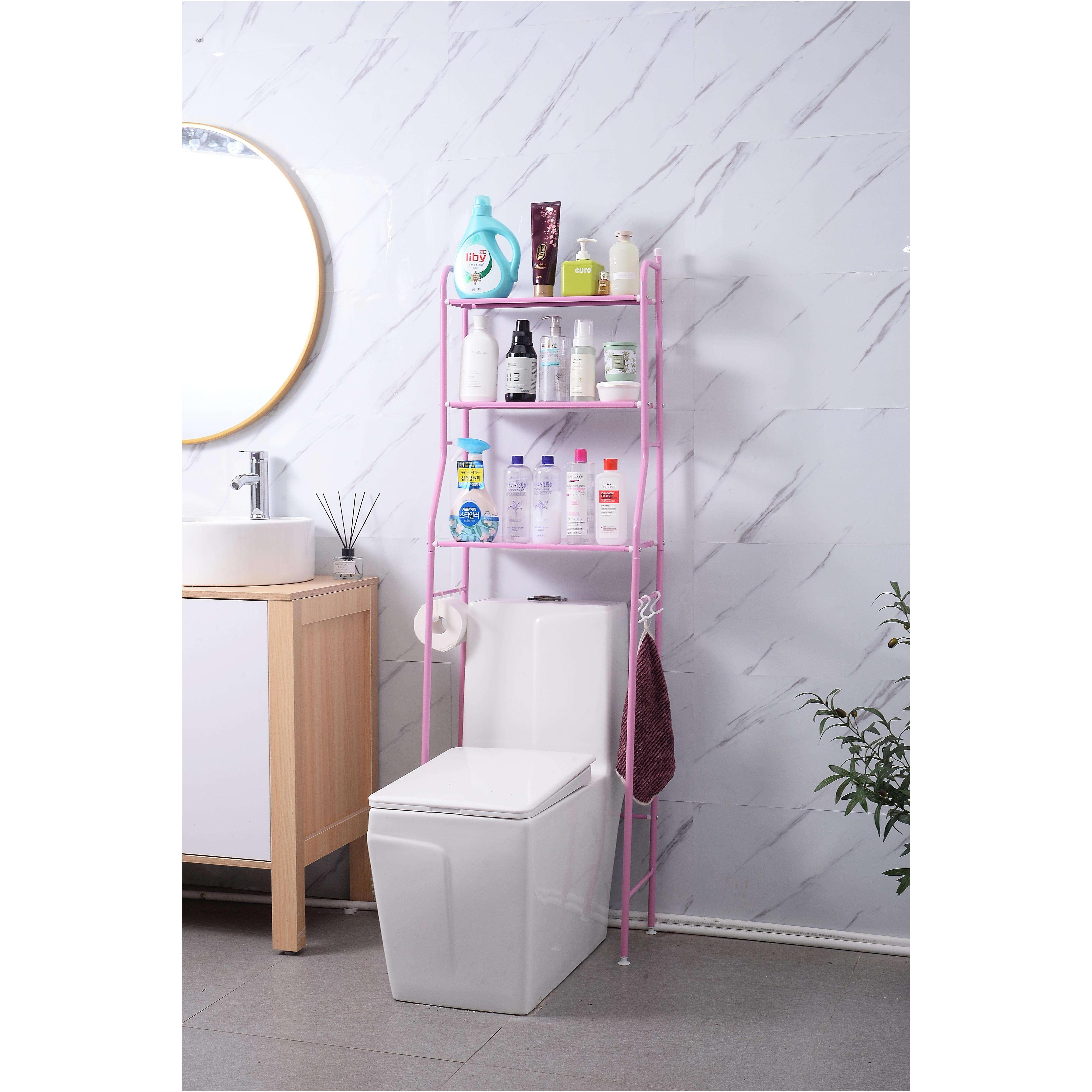 Toilet Washing Machine Rack 9-Tier Magnetic Toilet Wholesale Cosmetic Wall 2023 Shower Latest Bathroom Over Toilet Storage Shelf