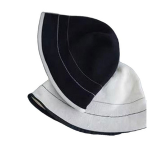 custom handmade vintage elegant hat for women's  100% wool hard flat wide brim felt fedora hats