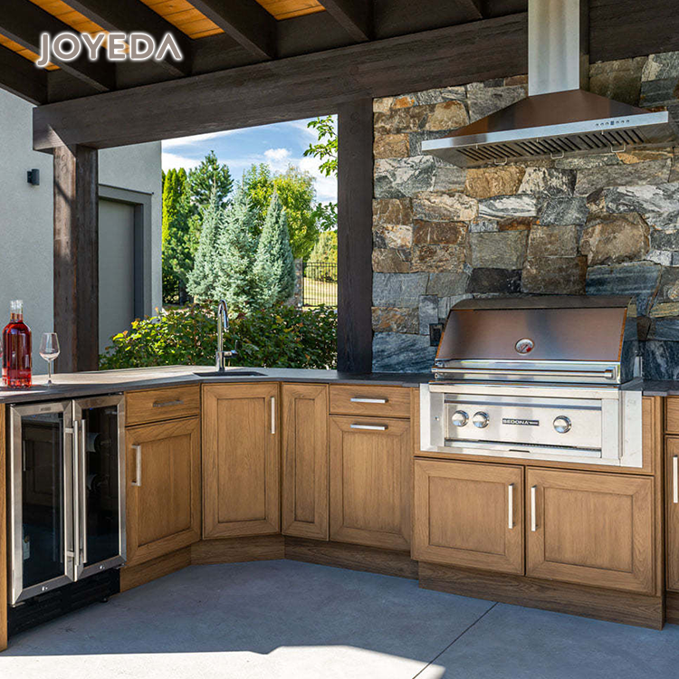 Factory price stainless kitchen appliances outdoor outside kitchen with 304 stainless steel outdoor kitchen cabinets