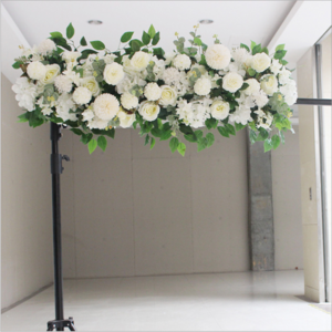 High quality artificial silk flower wall backdrop panels for wedding decoration