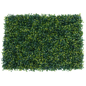 Plastic System Green Grass Mat Privacy Plants Panels boxwood panels hedge artificial plant grass wall For Outdoor Garden Decor